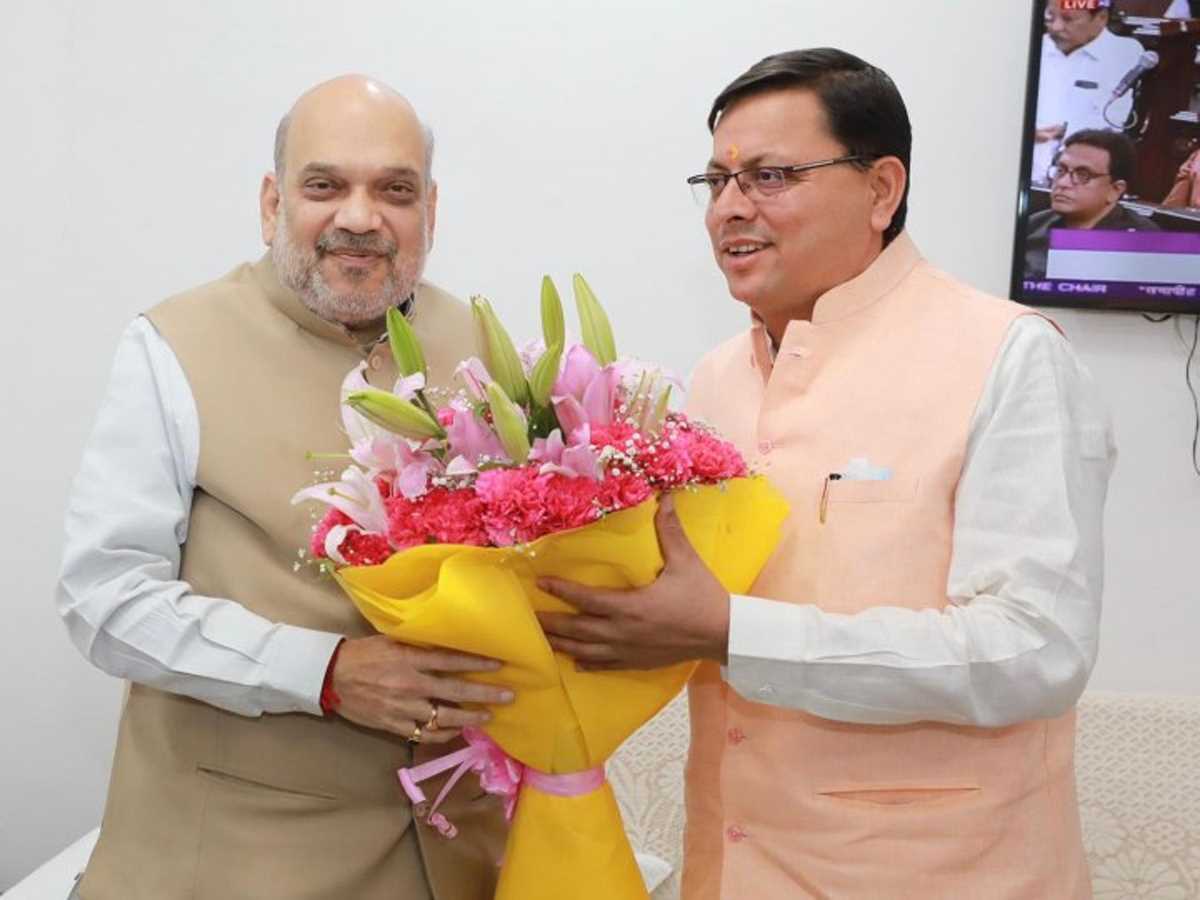 गृह मंत्री अमित शाह से मिले सीएम पुष्कर सिंह धामी- 1 घंटे तक चली मुलाकात में उत्तराखंड के मुद्दों पर हुई गहन चर्चा